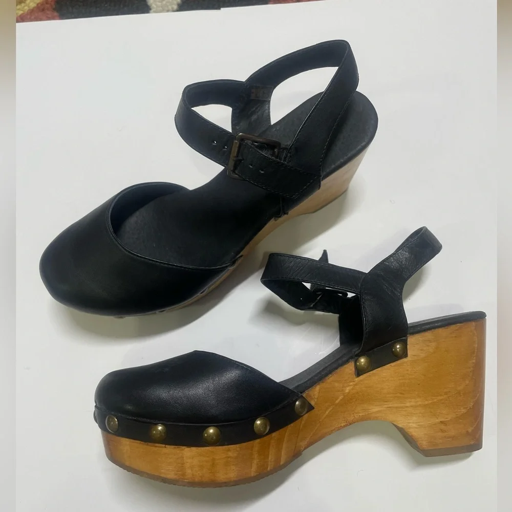 Cordani Black Clogs 9.5 - Picture 11 of 13